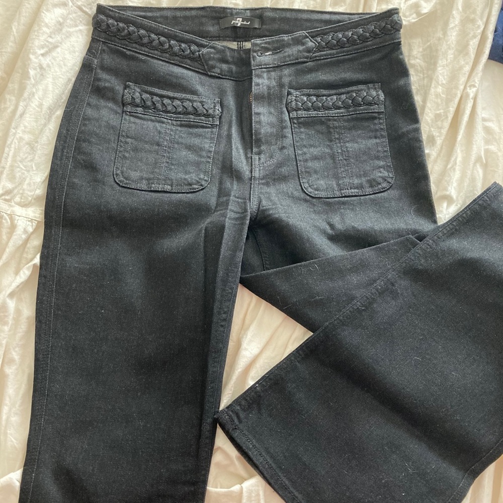Flare leg denim